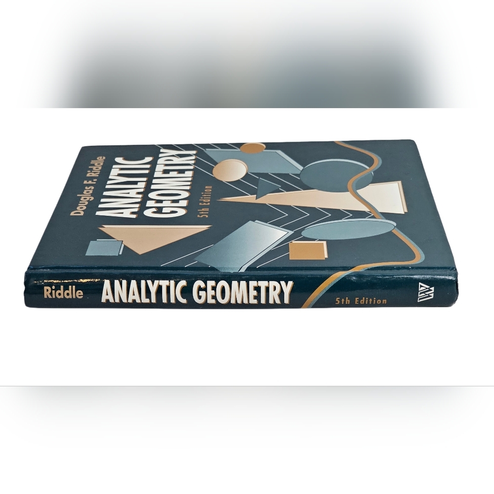 Analytical Geometry 5th Edition Hardcover Textbook Douglas Riddle 1992 Formulas - Picture 3 of 11